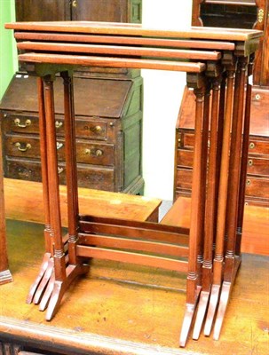 Lot 1371 - A nest of Edwardian tables