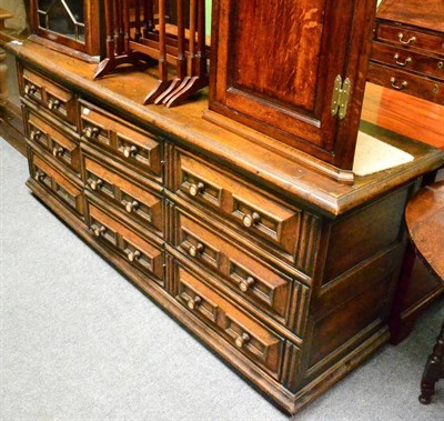 Lot 1372 - An oak sideboard