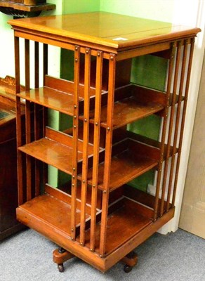 Lot 1382 - A revolving bookcase