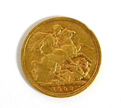 Lot 60 - A 1902 sovereign