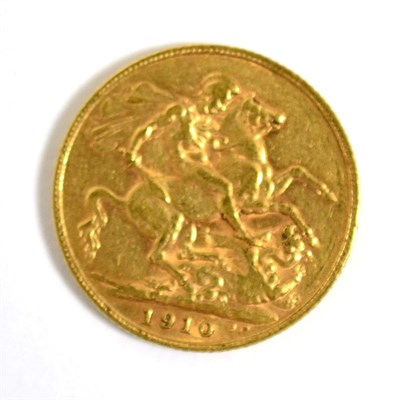 Lot 61 - A 1910 sovereign