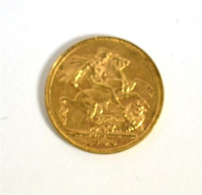 Lot 122 - An Victoria 1900, gold sovereign