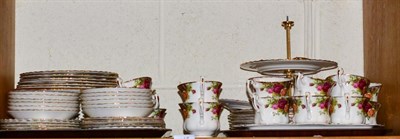 Lot 215 - A Royal Albert Old Country Roses part tea/dinner service