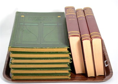 Lot 316 - Six vols, The Principles and Practice of Modern House Construction, with bindings by Talwin...