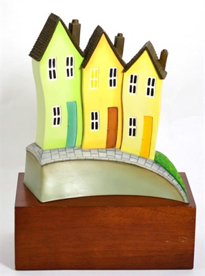 Lot 358 - After Paul Horton (contemporary), 'Homes & Hearts' resin sculpture, limited edition 232/395...