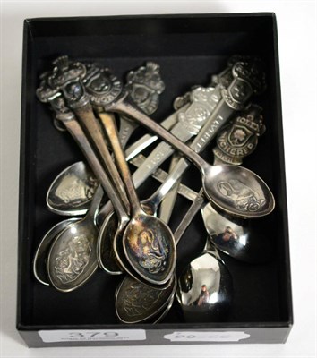 Lot 379 - Thirteen Rolex collectors tea spoons