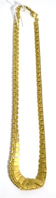 Lot 388 - A fringe necklace, stamped '375', length 42cm