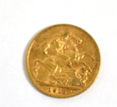 Lot 431 - An Edwardian VII 1910, gold sovereign