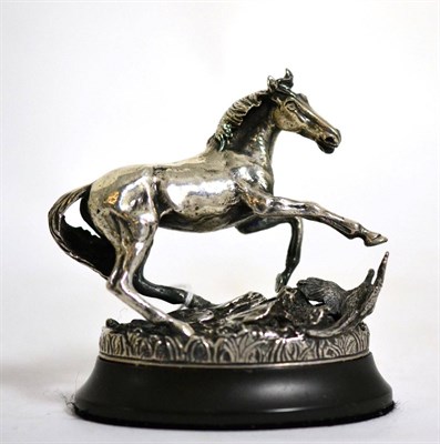 Lot 469 - A cast silver model of a horse, ";Startled Yearling"; by Geoffrey Snell produced for The...