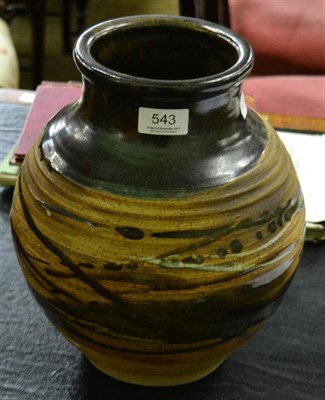 Lot 543 - A large Drymen studio pottery vase