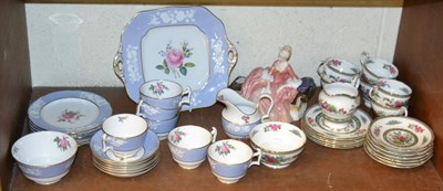 Lot 548 - A Spode maritime rose tea service; a Paragon Tree of Kashmir tea service; and a Royal Doulton...