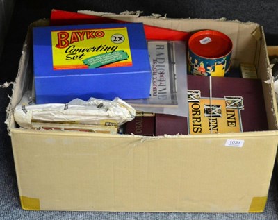 Lot 1031 - Various Games and Passtimes including Peter Rabbit game, card games, Bayko and a Childs Tea...