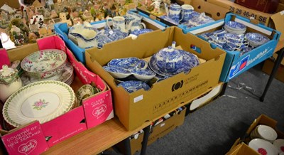 Lot 1064 - A large quantity of Copeland Spode's Italian pattern dinner and coffee wares; together with...