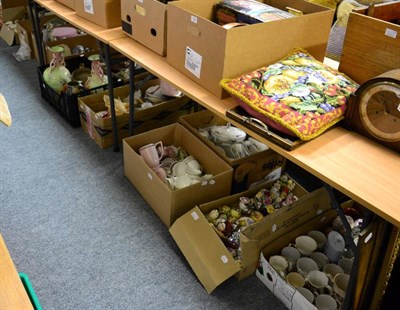 Lot 1089 - A large quantity of assorted ceramics, including tea services; Hornsea etc, in 12 boxes