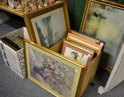 Lot 1164 - Large quantity of modern reproduction prints including Deborah Jones, Bernard Dufour etc