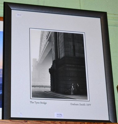 Lot 1175 - End of the Pier, print by Nick Cudworth, No 13/50 and a Tyne Bridge photograph by Graham Smith,...