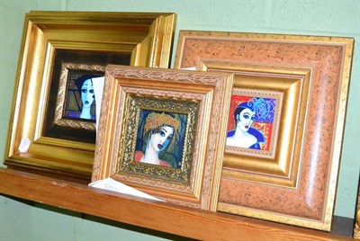 Lot 1186 - Rosi Helms (Australian 20th century) A group of three oils, framed