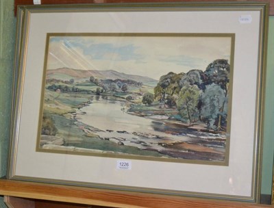 Lot 1226 - Walter Cecil Horsnell (1911-1997), pair watercolours, ";Appletreewick"; and ";Wharfdale";, both...