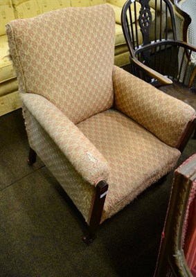 Lot 1337 - An Edwardian mahogany occasional chair