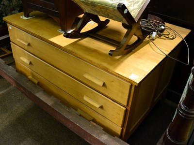 Lot 1370 - A Sycamore chest