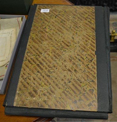 Lot 1516 - Folio of 19th century and later collars etc