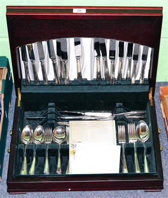 Lot 56 - A canteen of plated cutlery