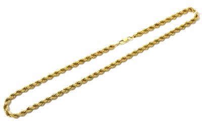 Lot 106 - A rope chain necklace