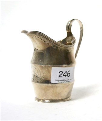 Lot 246 - A George III silver cream jug by Thomas Wallis