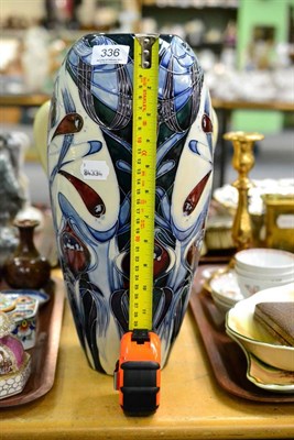 Lot 336 - Moorcroft pottery Spirit of Liberty ovoid vase designed by Emma Bossons, limeted edition...