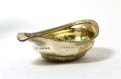 Lot 363 - A George III silver pap boat, London 1795