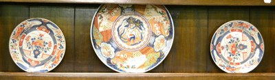 Lot 380 - A pair of Imari dishes