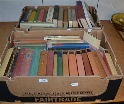 Lot 1001 - Two boxes of books by or concerning the Sitwells, Osbert, Edith and Sacheverell, a sample of...