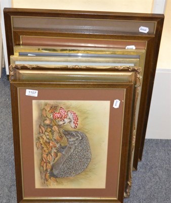 Lot 1107 - Six Colin Wilkinson watercolours, one E.W Haslehurst (7)