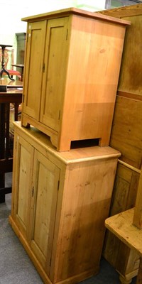 Lot 1241 - Two pine cabinets