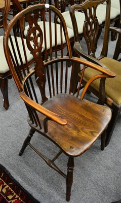 Lot 1302 - A Windsor armchair