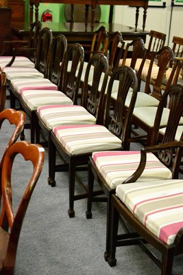 Lot 1316 - A set of eight dining chairs