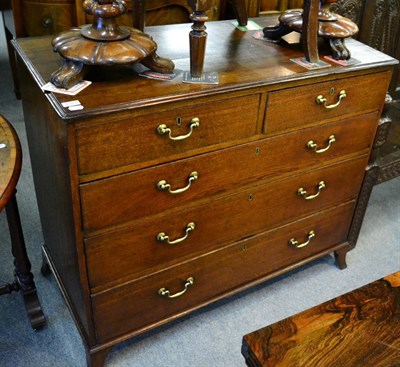 Lot 1327 - An oak chest