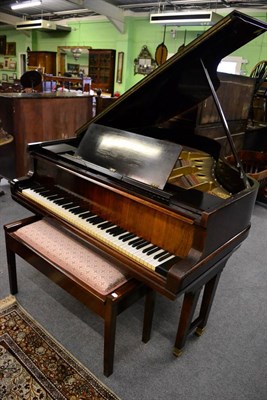 Lot 1337 - A George Rogers & Sons, London, rosewood cased baby grand piano together with a duet stool