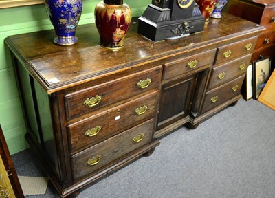 Lot 1376 - A pine dresser base