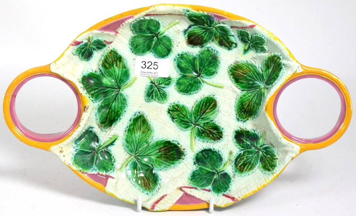 Lot 325 - George Jones majolica dish