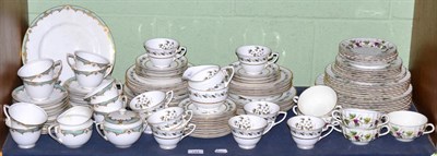 Lot 144 - Three Royal Worcester part tea/dinner services 'Bernina' and 'Bacchanal' and another (one shelf)