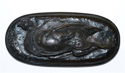 Lot 201 - After Pierre Jules Mêne (1810-1879): A Bronze Study of a Dead Pheasant, on an oval base,...