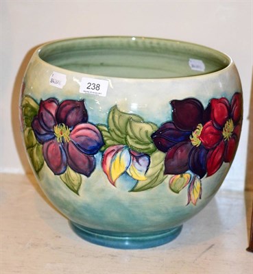 Lot 238 - A Walter Moorcroft Clematis jardiniere