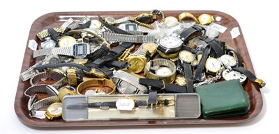 Lot 294 - A large quantity of wristwatches signed by Timex, Sekonda, Smiths, Seiko, Waltham, Accurist, etc