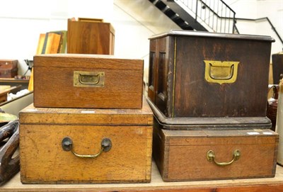 Lot 1083 - Four cutlery boxes