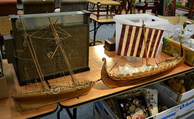 Lot 1106 - Two model sailing ships