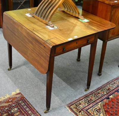 Lot 1217 - A 19th century mahogany Pembroke table