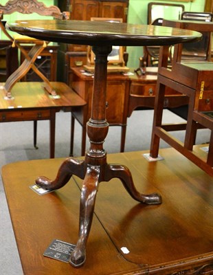 Lot 1228 - Georgian mahogany tripod table