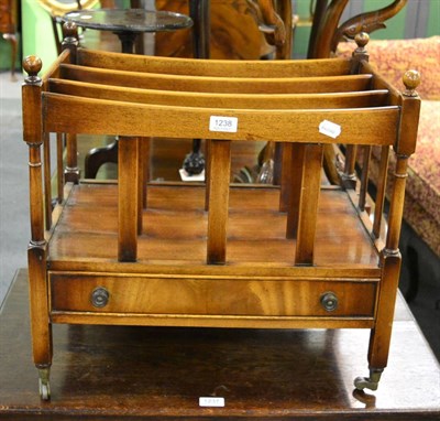 Lot 1238 - Reproduction mahogany Canterbury