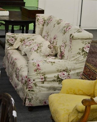 Lot 1280 - A winged back settee